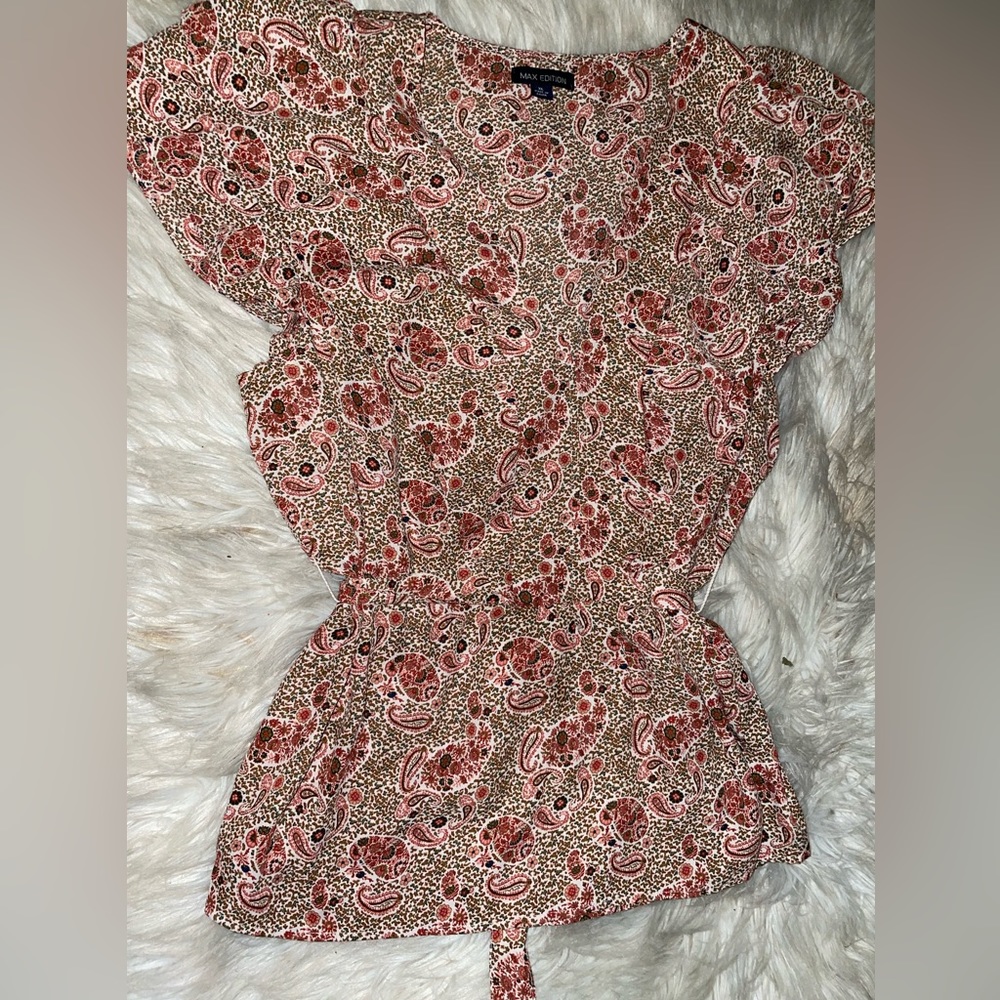Max Edition peplum work blouse